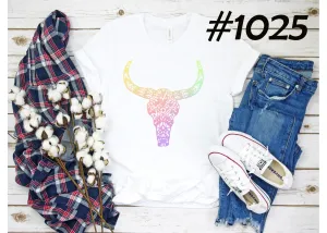 #1025 Pastel Longhorn