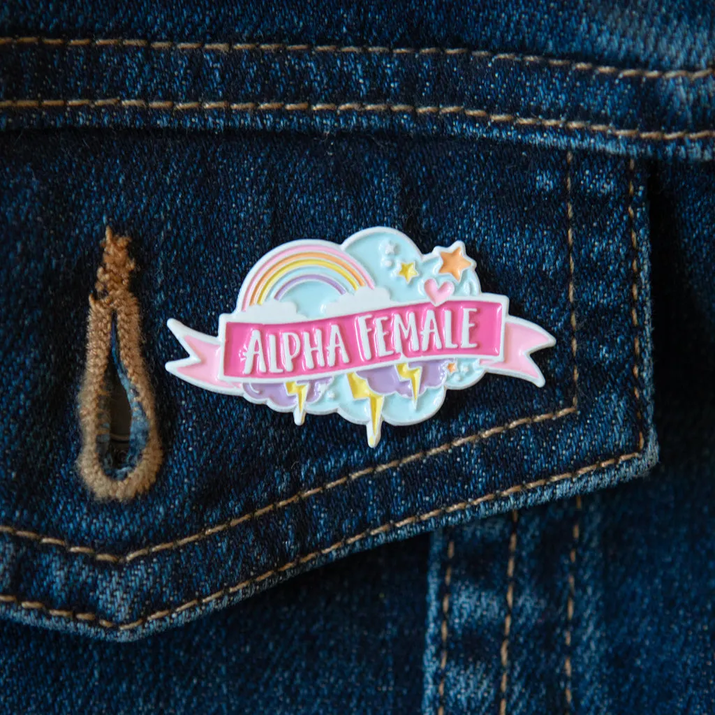 Alpha Female Enamel Pin