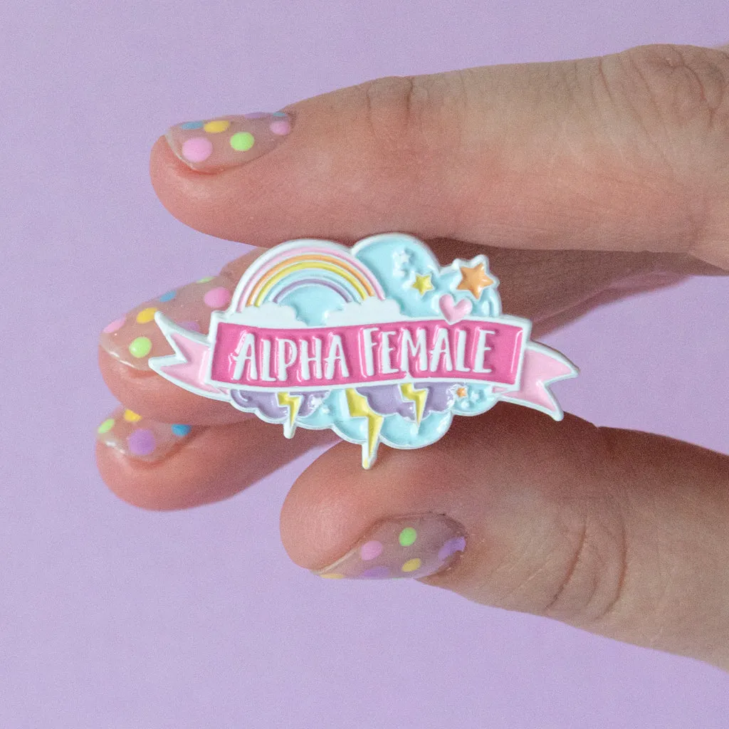 Alpha Female Enamel Pin
