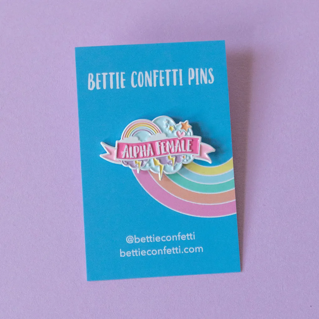Alpha Female Enamel Pin