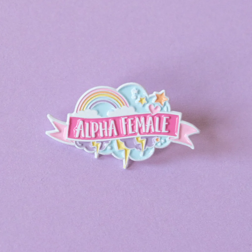 Alpha Female Enamel Pin