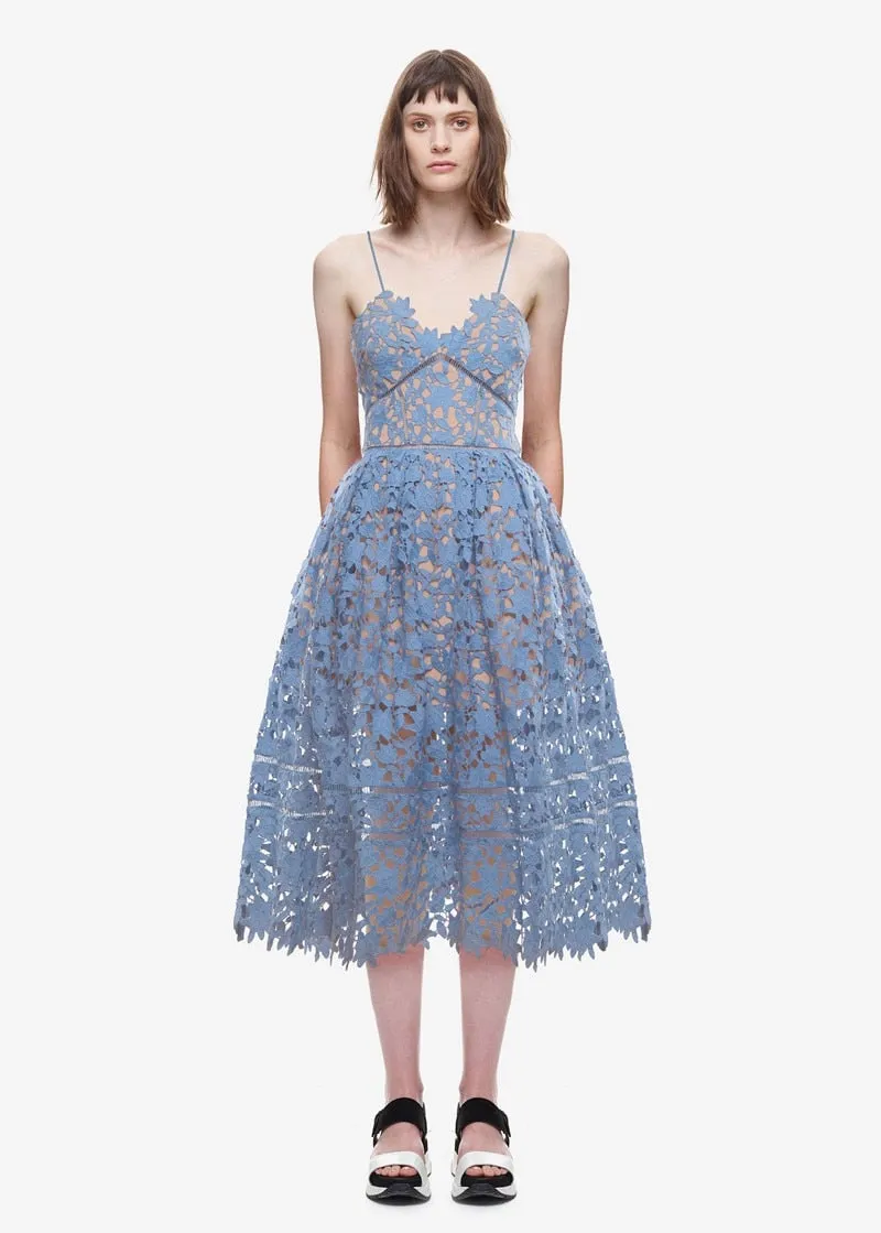 Amelia Lace Midi Dress