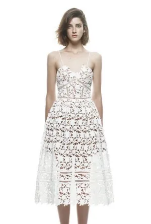 Amelia Lace Midi Dress