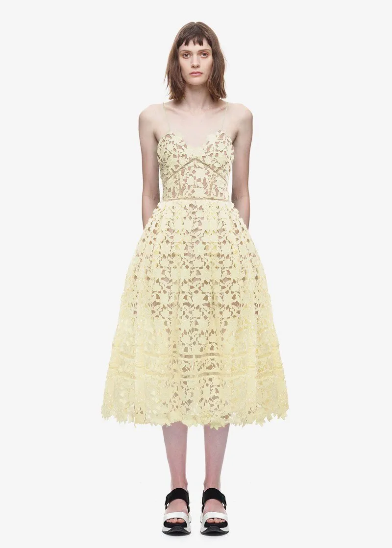 Amelia Lace Midi Dress