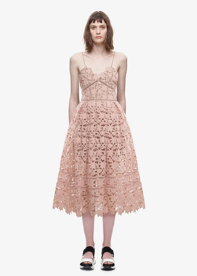 Amelia Lace Midi Dress