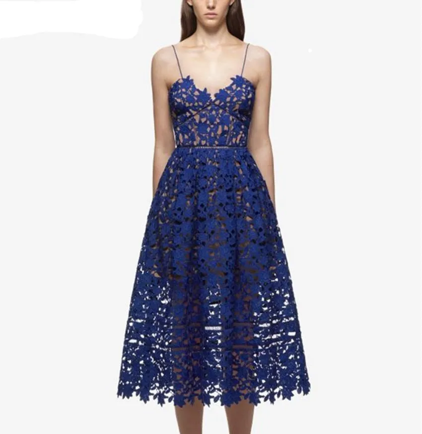 Amelia Lace Midi Dress
