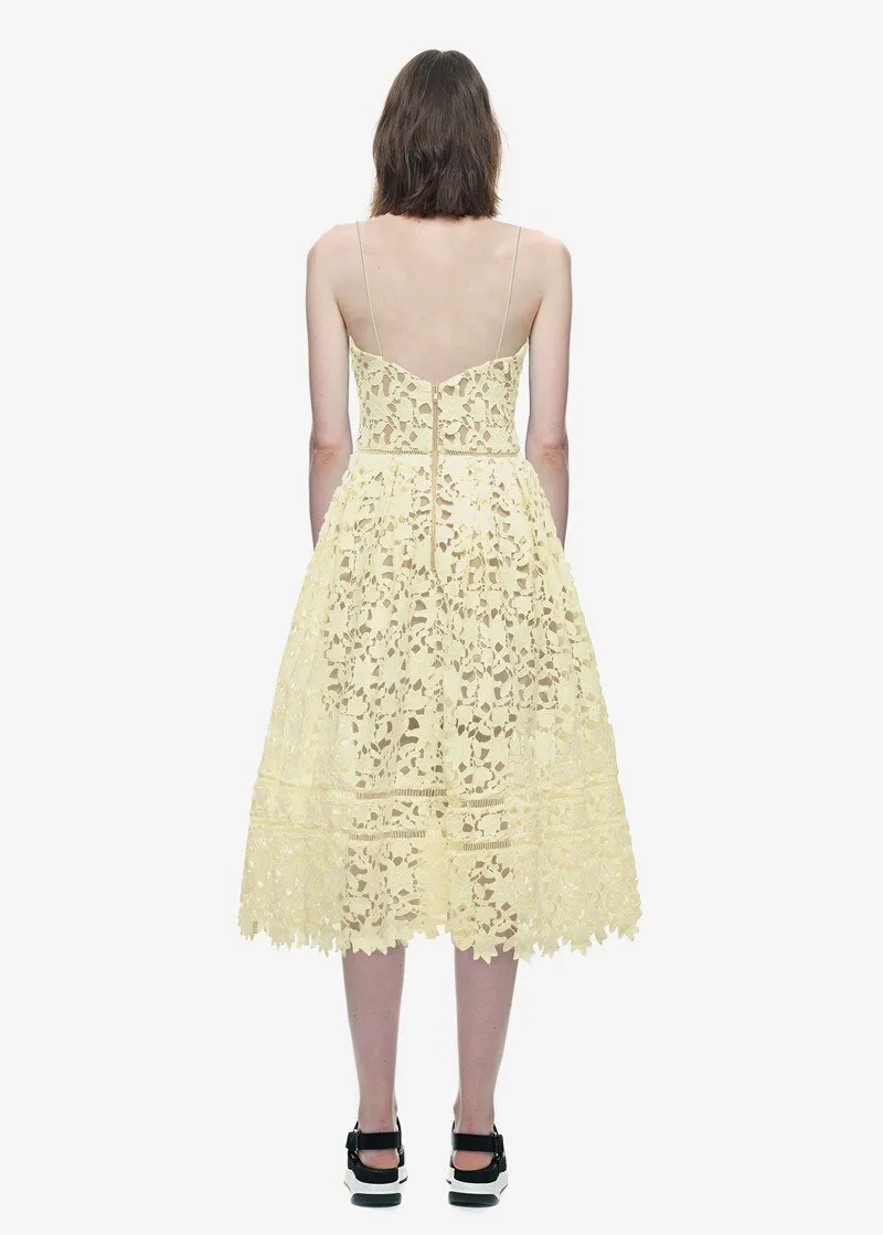 Amelia Lace Midi Dress