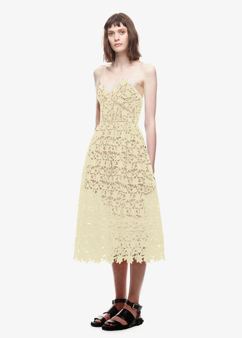 Amelia Lace Midi Dress