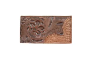 American West Men's Collection: Leather Rodeo Western Wallet