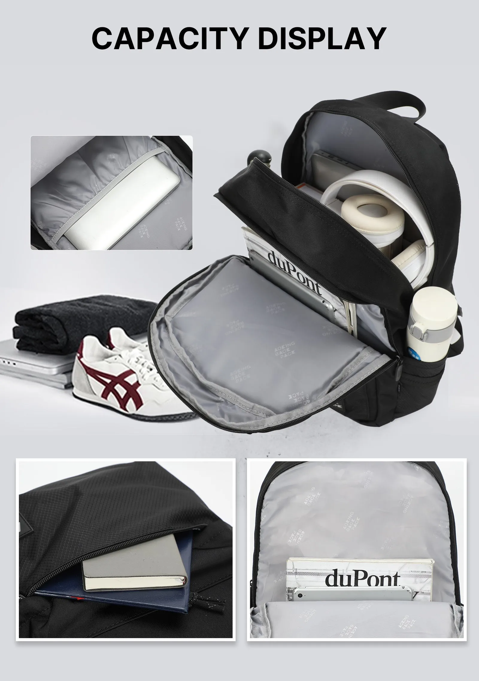 Aoking Backpack Casual Backpack Student Bag XN3566-5