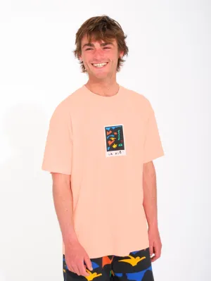 Arthur Longo 3 T-Shirt - SALMON