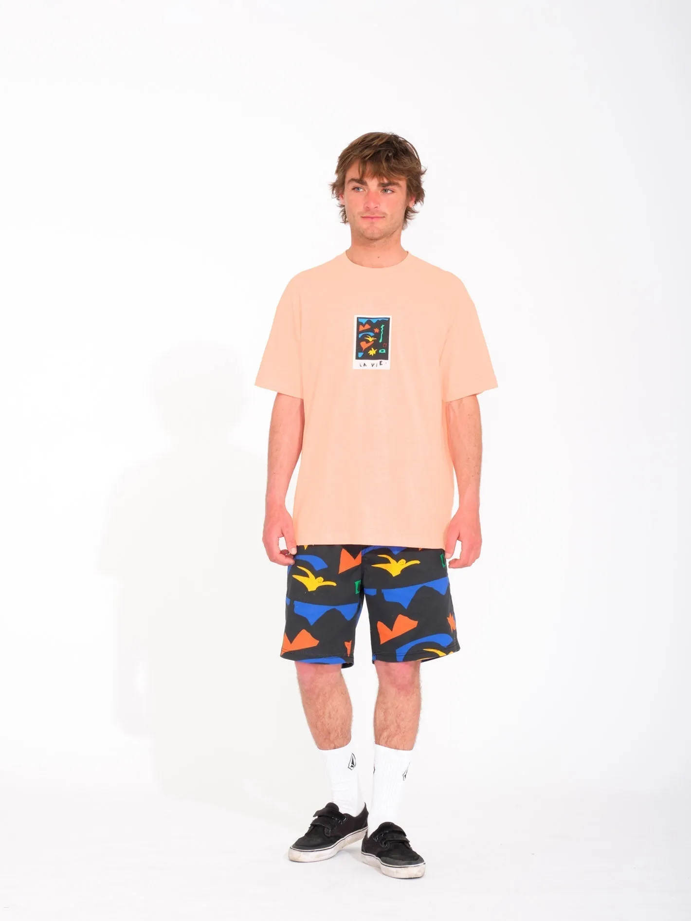 Arthur Longo 3 T-Shirt - SALMON