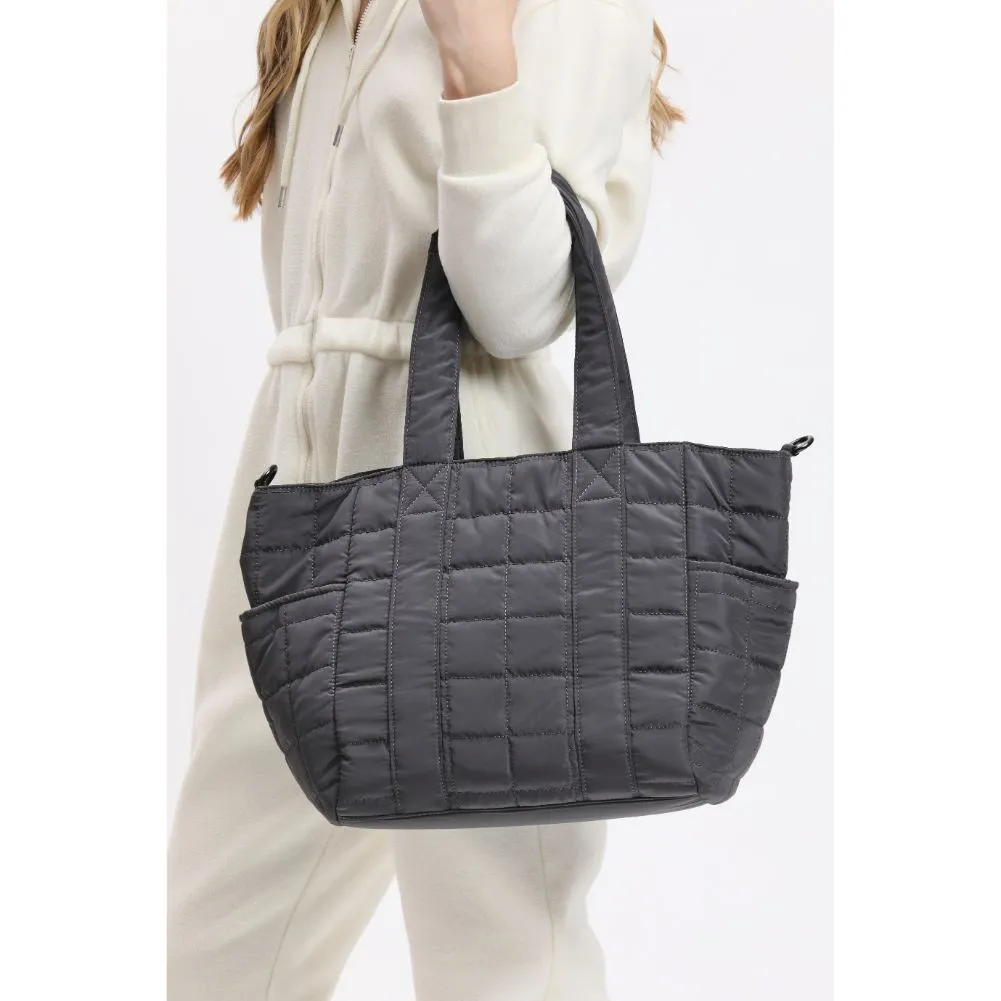 August - Quilted Nylon Tote