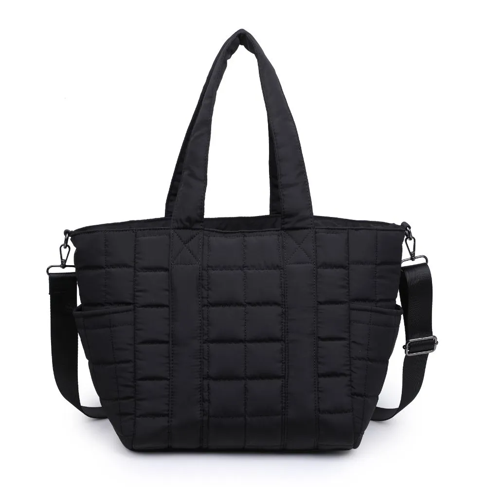 August - Quilted Nylon Tote