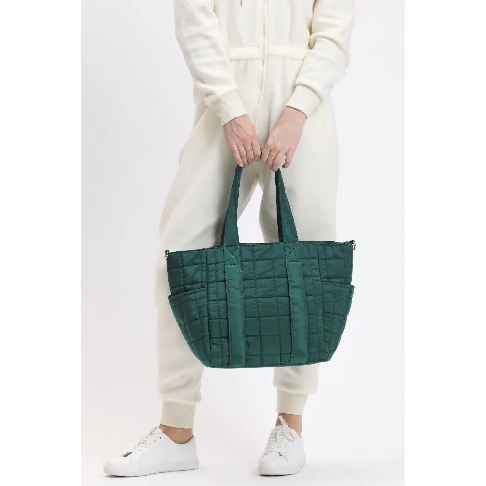 August - Quilted Nylon Tote
