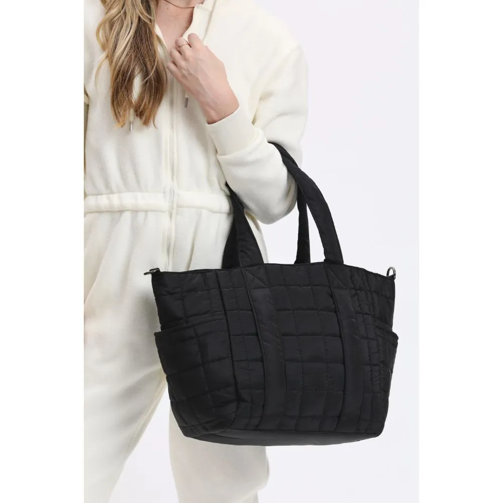 August - Quilted Nylon Tote