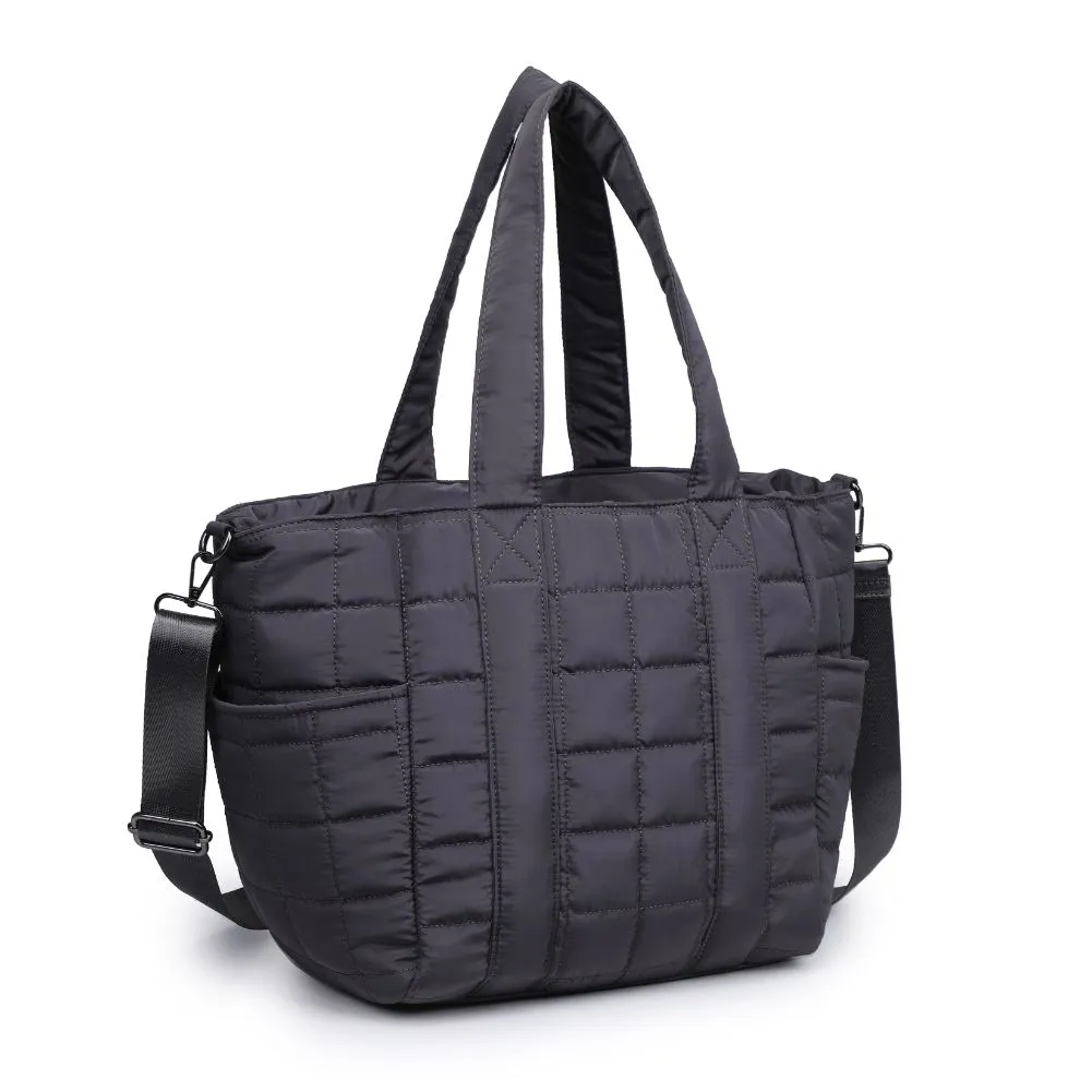 August - Quilted Nylon Tote
