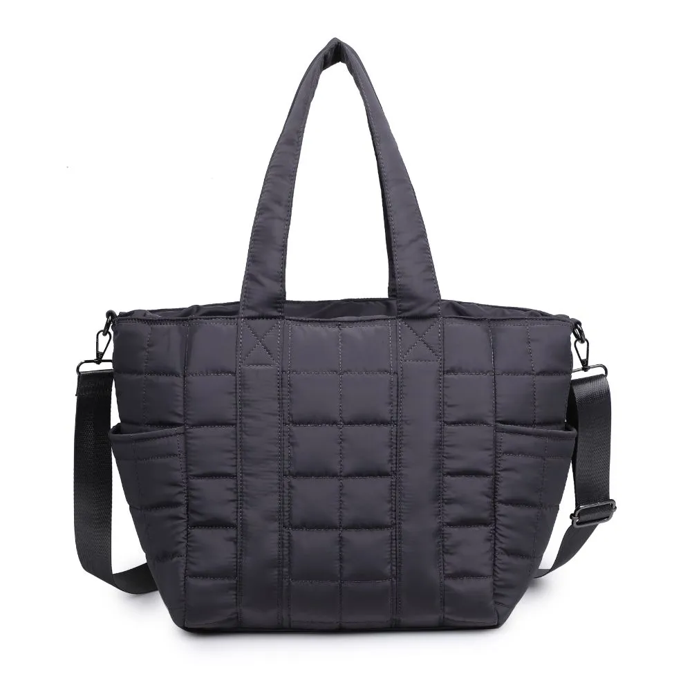 August - Quilted Nylon Tote