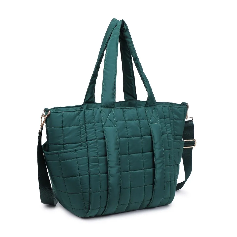 August - Quilted Nylon Tote