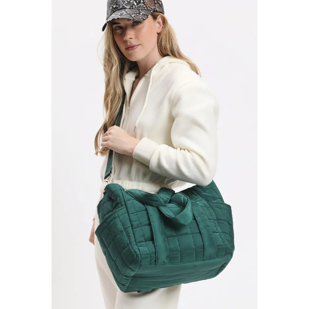 August - Quilted Nylon Tote