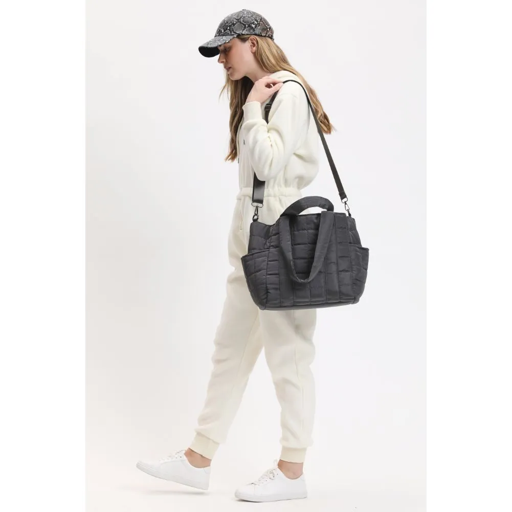 August - Quilted Nylon Tote