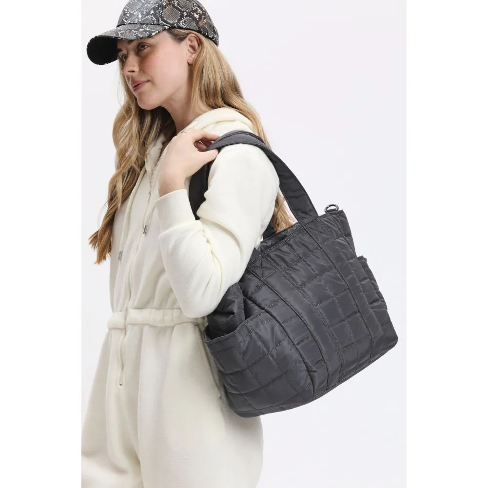 August - Quilted Nylon Tote