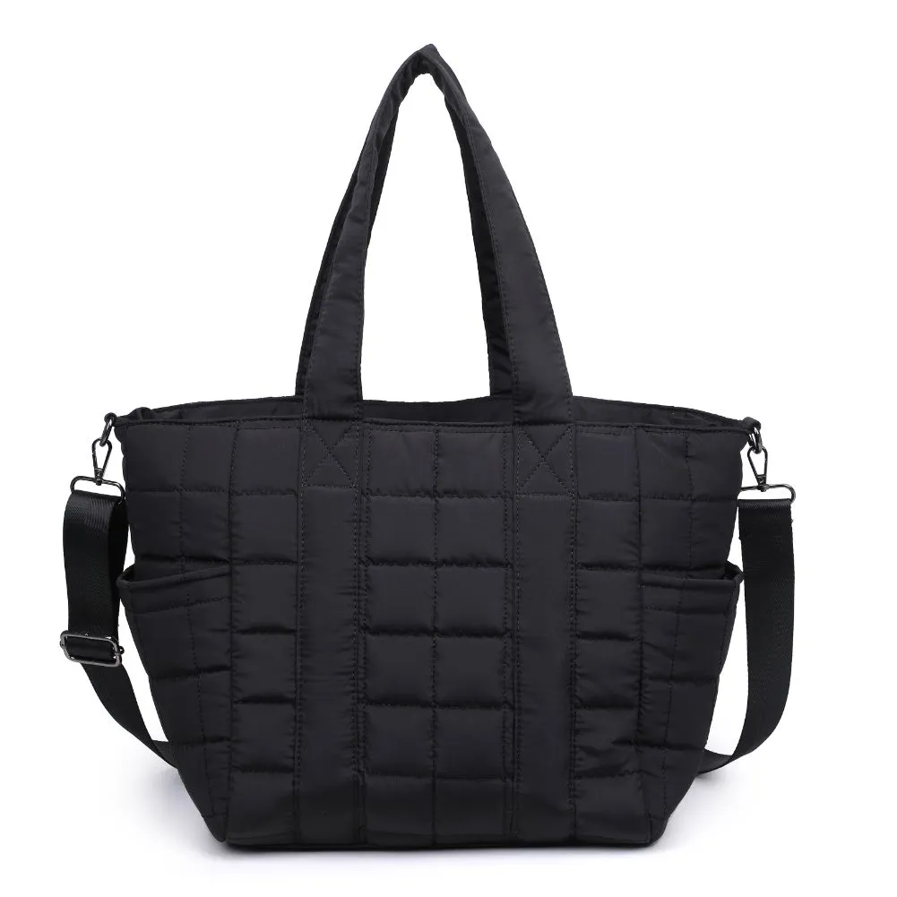 August - Quilted Nylon Tote