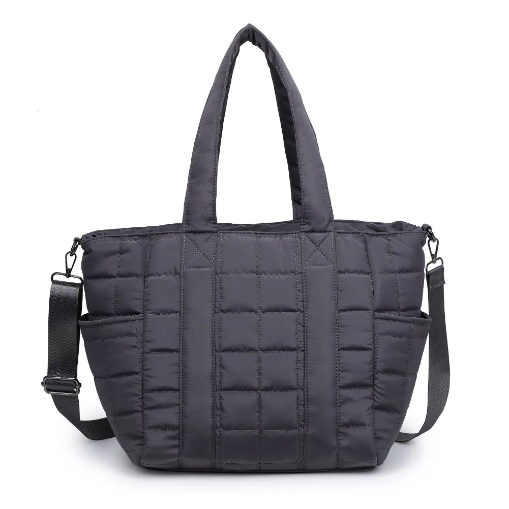 August - Quilted Nylon Tote