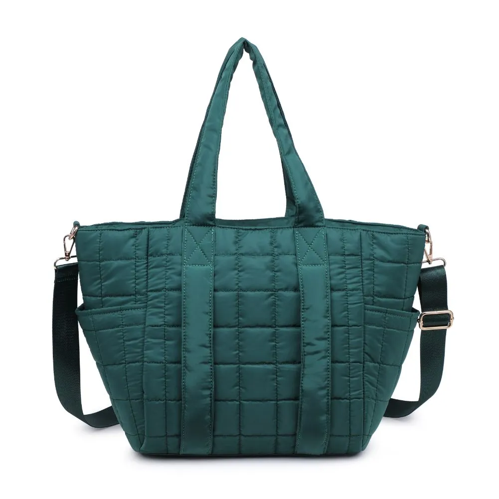 August - Quilted Nylon Tote