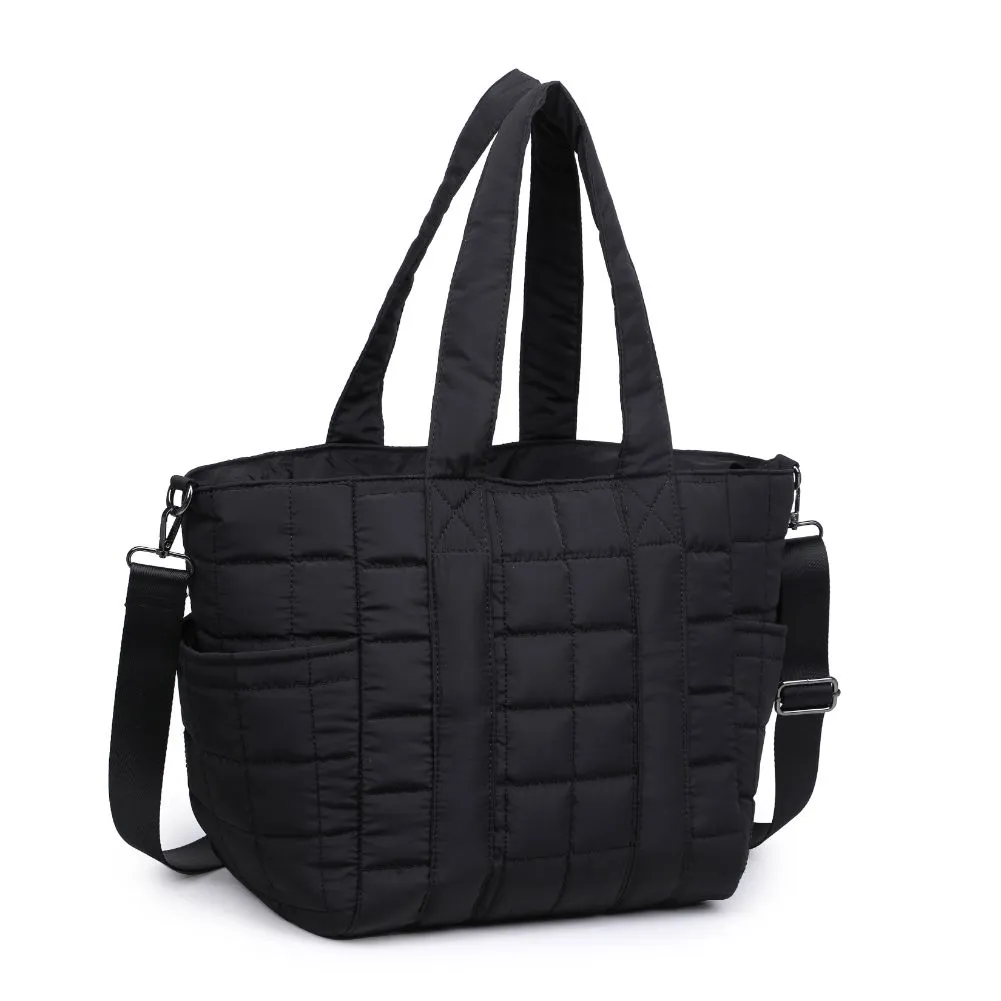 August - Quilted Nylon Tote