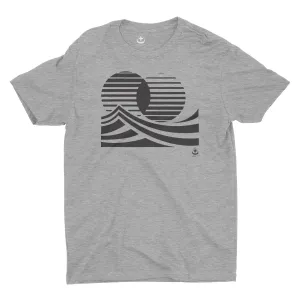 Awesome Men’s Twin Sun Surf Graphic T-Shirt