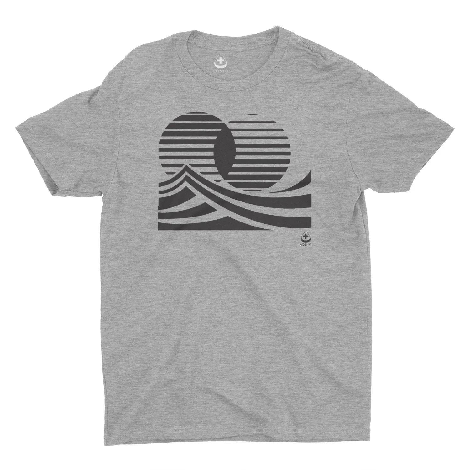 Awesome Men’s Twin Sun Surf Graphic T-Shirt