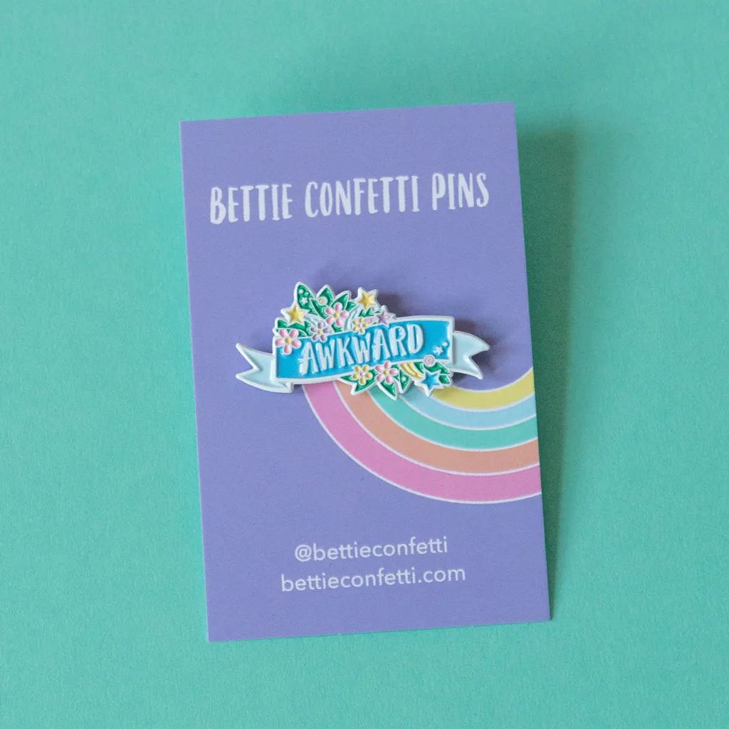 Awkward Enamel Pin