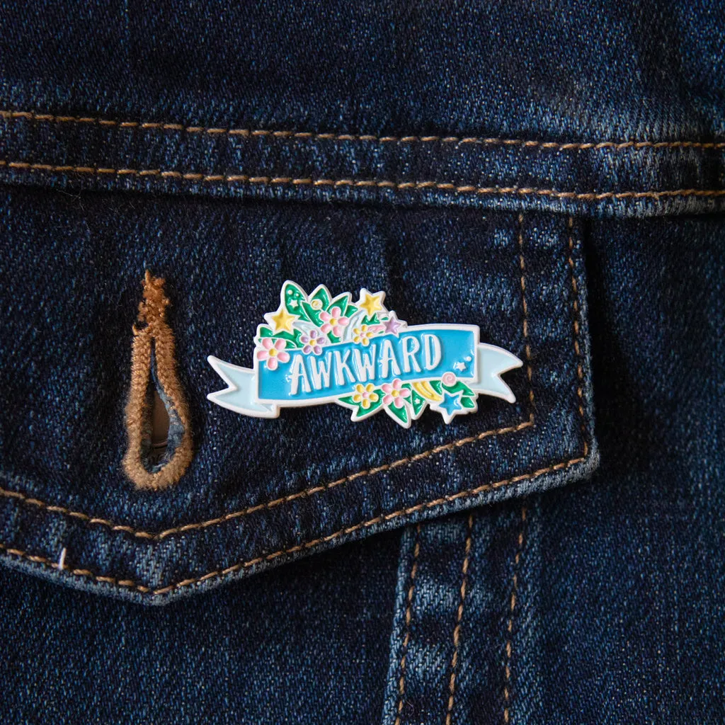 Awkward Enamel Pin