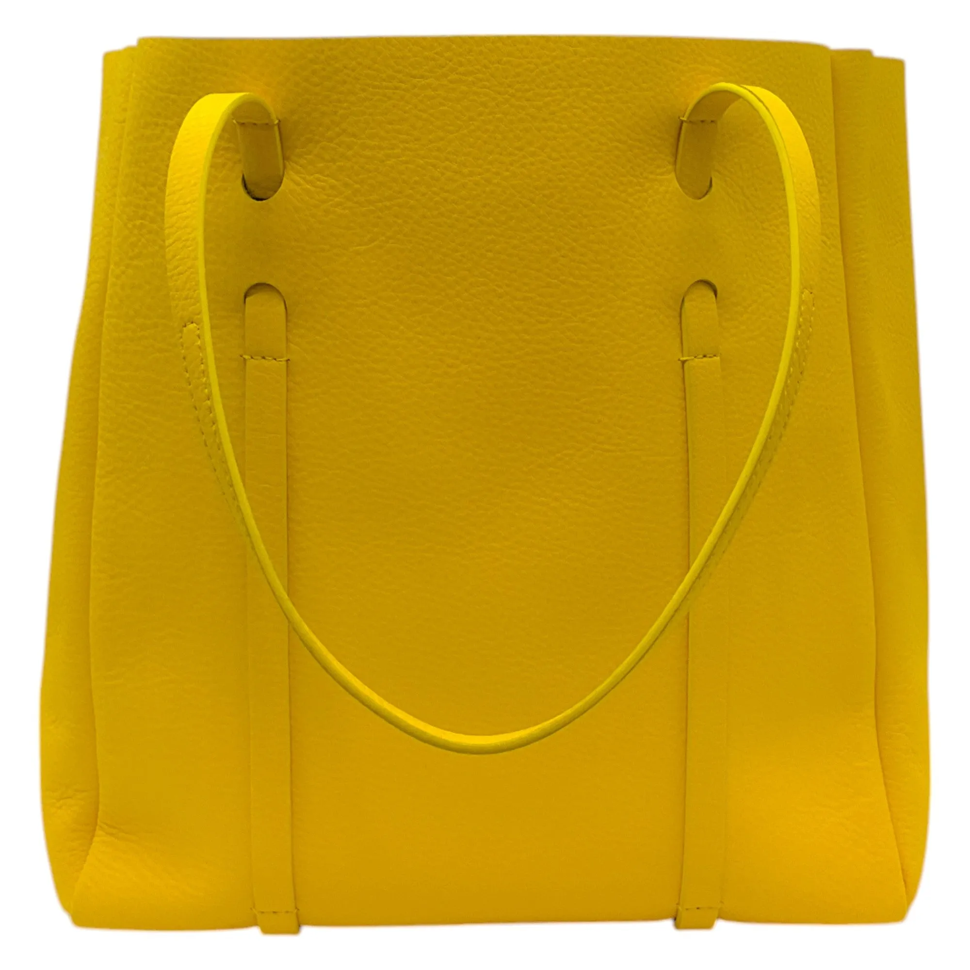 Balenciaga Yellow Jaune Soleil Leather Tote