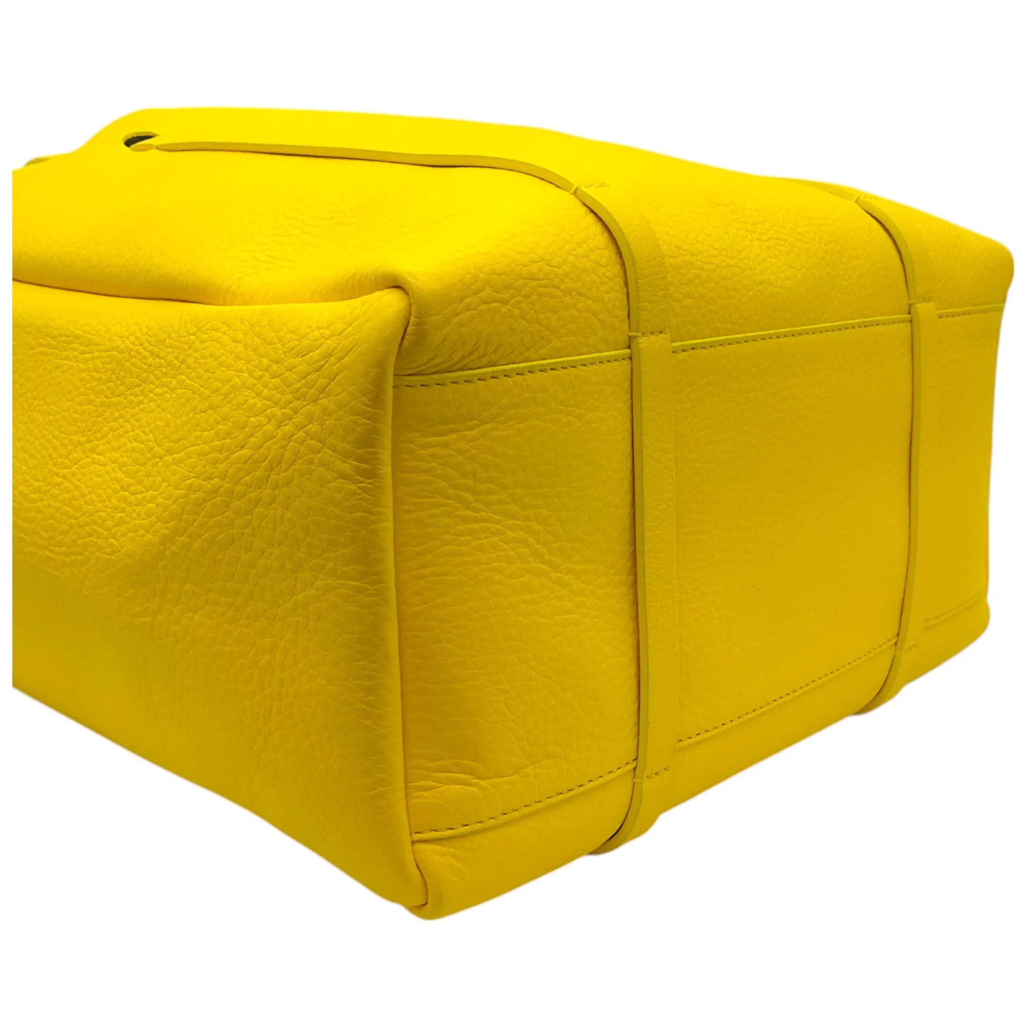 Balenciaga Yellow Jaune Soleil Leather Tote