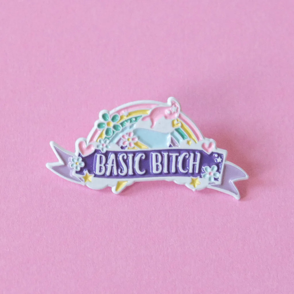 Basic Bitch Enamel Pin