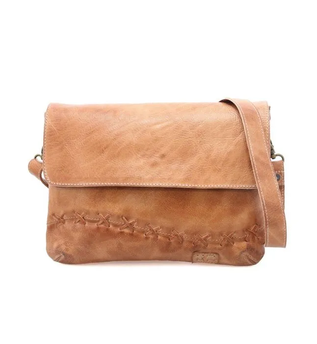 BedStu Cleo Handbag-Tan Rustic