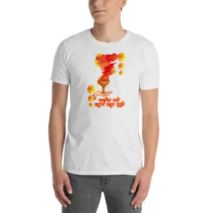 Bengali Unisex Softstyle T-Shirt - Bangalir Ruchi Dhaker Tane Dhoonochi