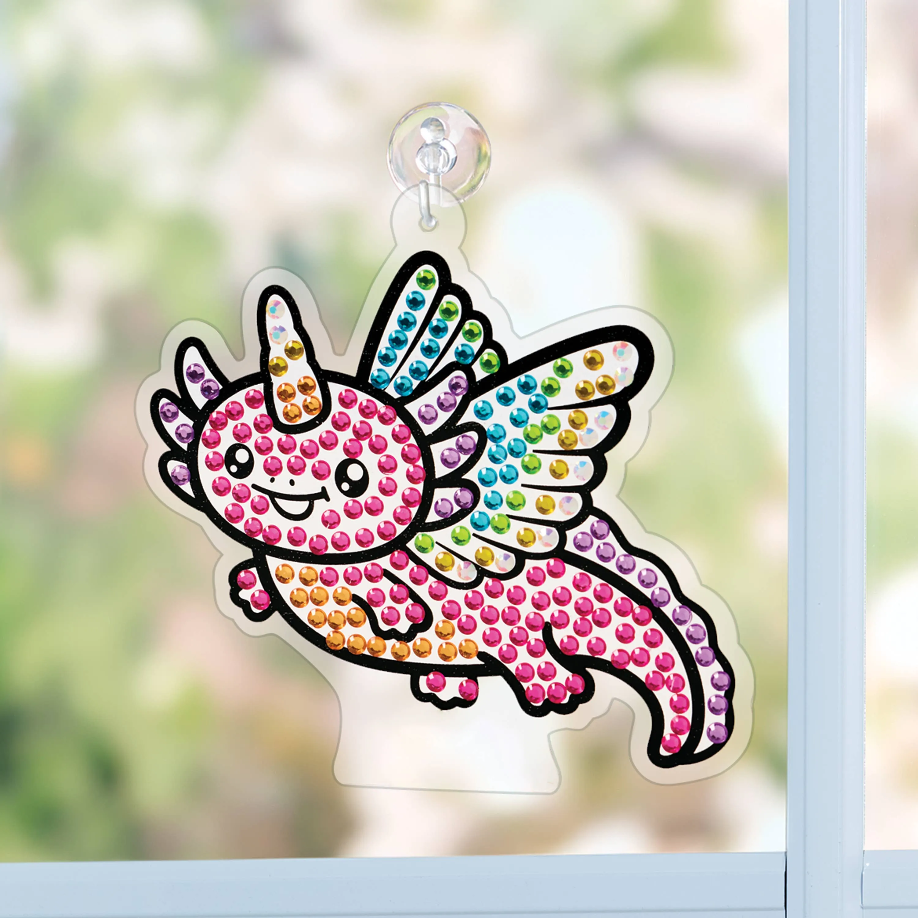 Big Gem Diamond Painting – Axolotl DIY Craft for Kids
