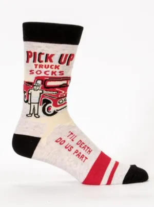 Blue Q Pick Up Truck Men's Socks