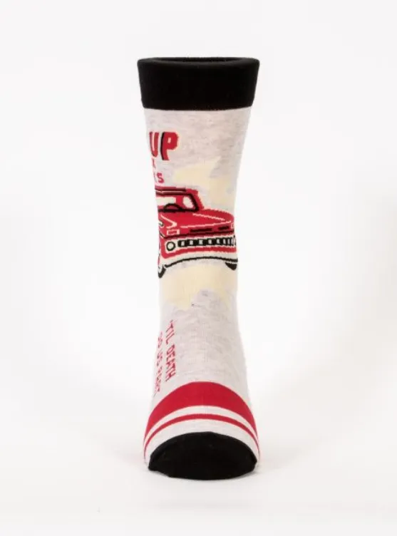 Blue Q Pick Up Truck Men's Socks