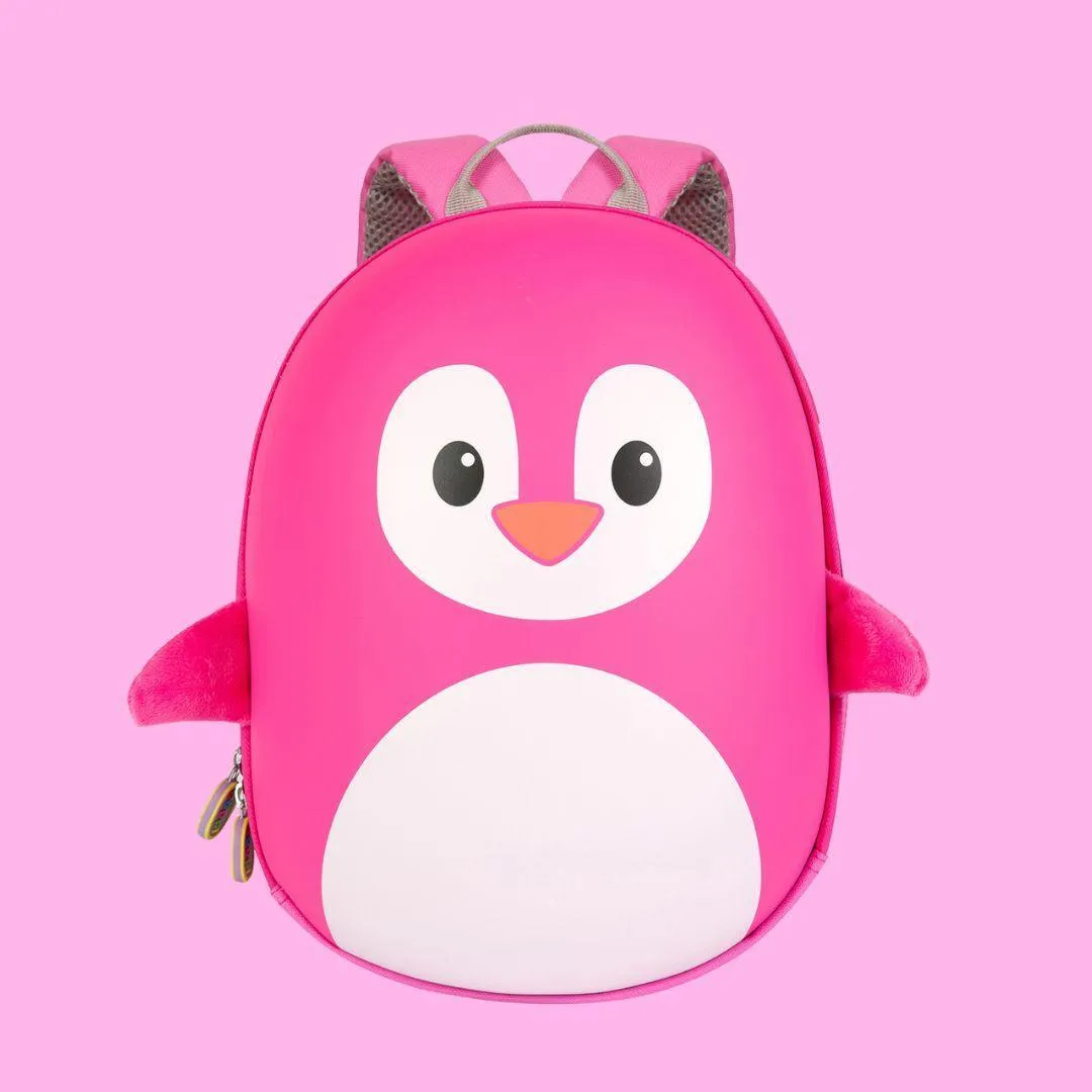 Boppi Tiny Trekker Kids Backpack 4 Litre - Pink Penguin