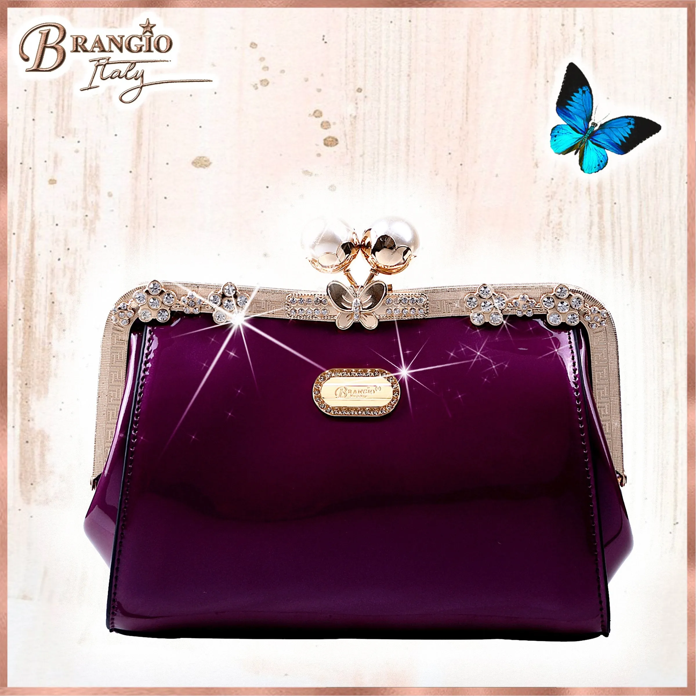 Brangio Golden Elegance Clutch