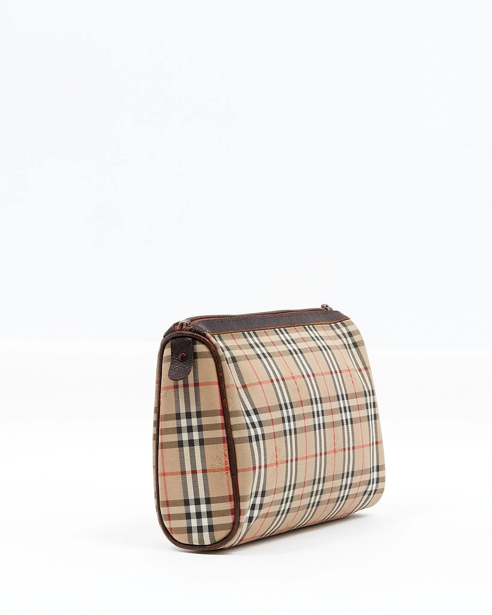 Burberry Haymarket Check Canvas Clutch/Pochette Bag