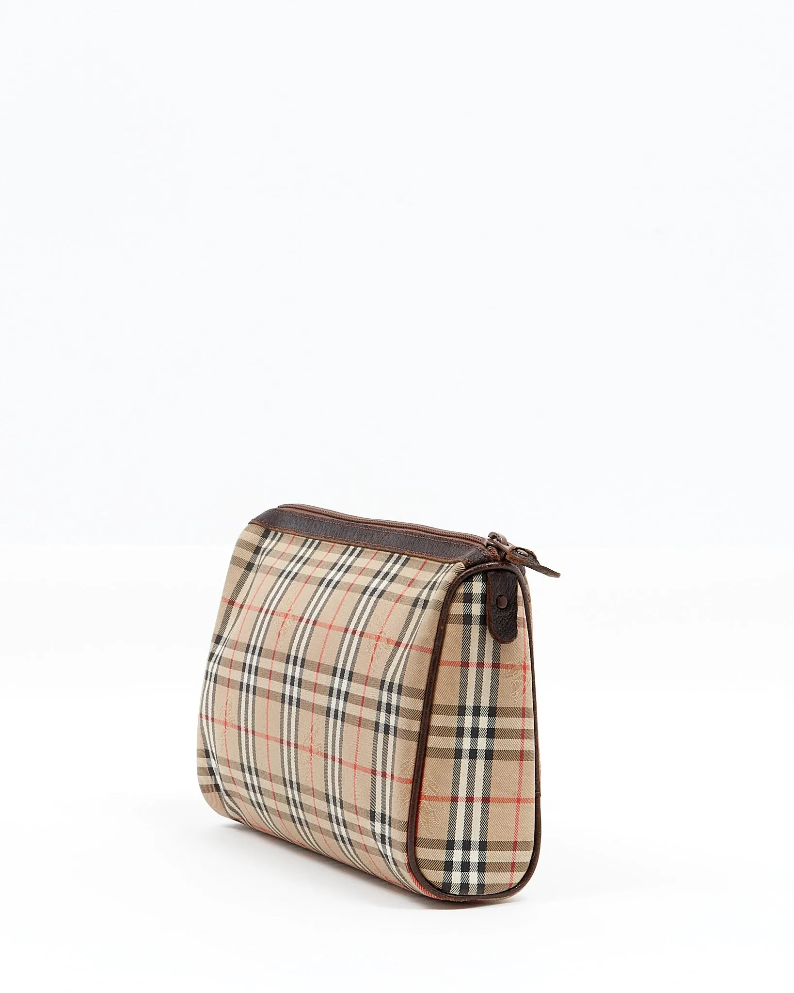 Burberry Haymarket Check Canvas Clutch/Pochette Bag