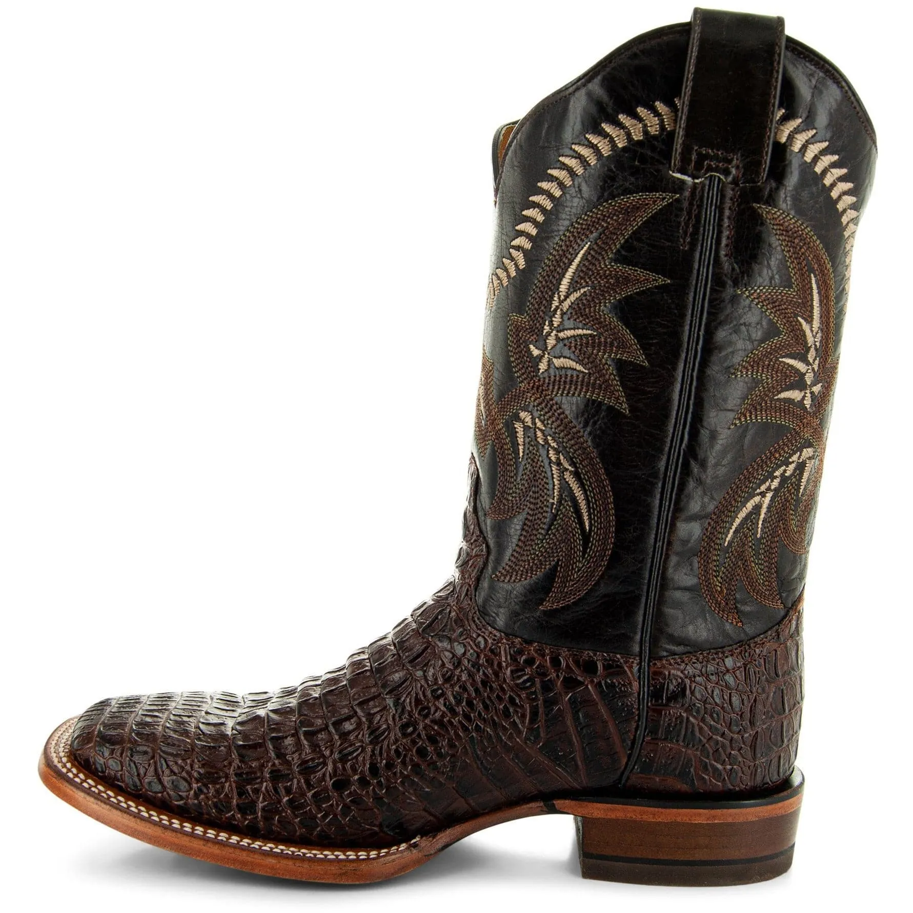 Caiman Belly Print Men's Cowboy Boots H4001
