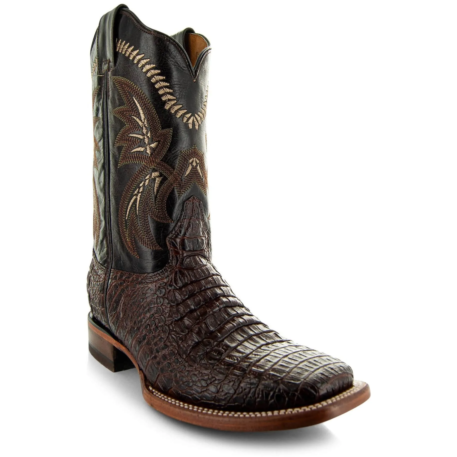 Caiman Belly Print Men's Cowboy Boots H4001