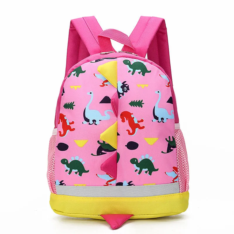 Cartoon Dinosaur Children's Bag Kindergarten Schoolbag Men's And Women's Backpack