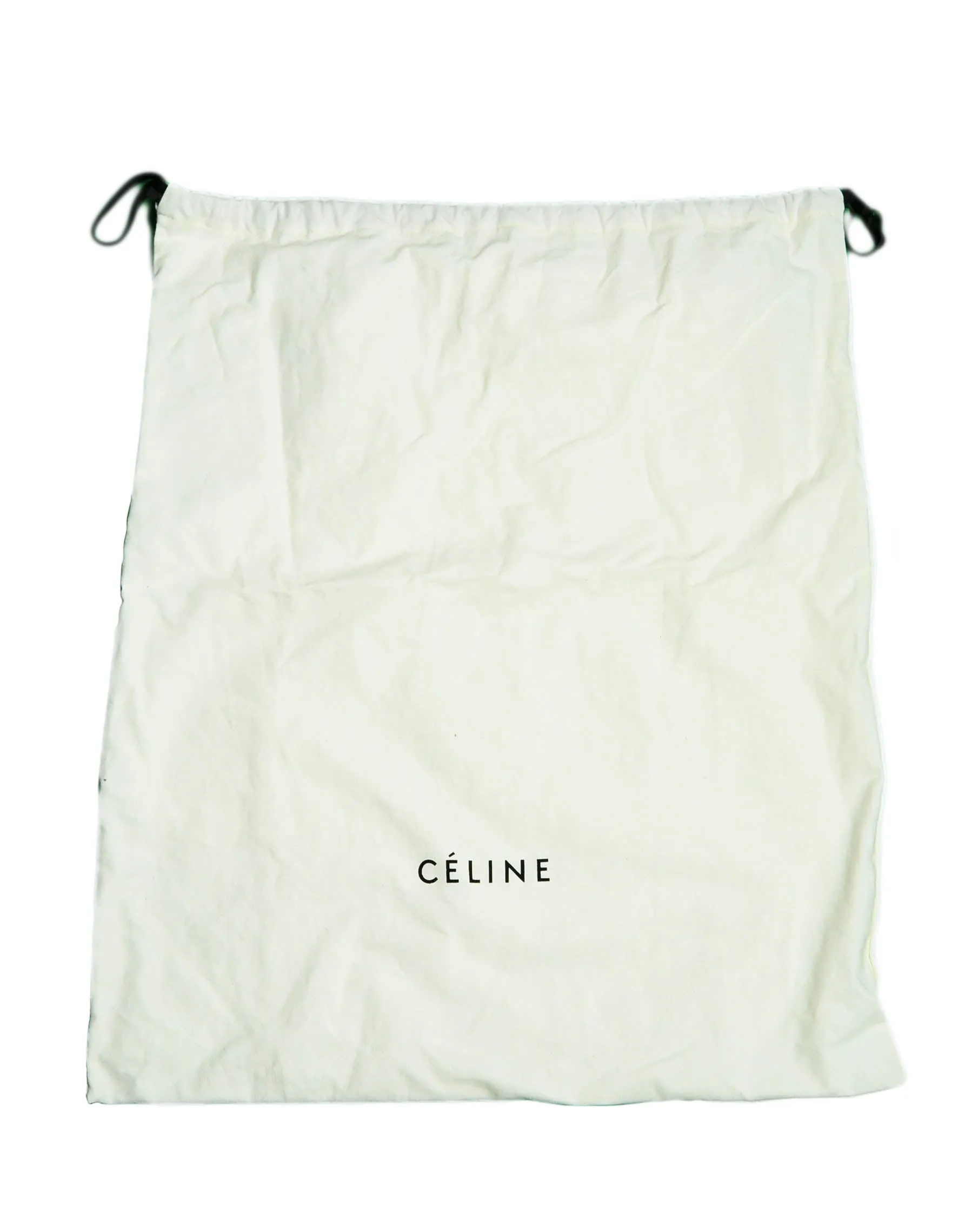 Celine Black Calfskin Leather Small Belt Cabas Phantom Tote Bag